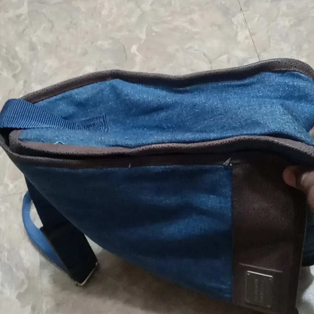 Genuine Article Denim Messenger Bag
